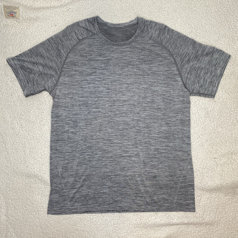 Lululemon Grey Athletic Shirt: Size Large
